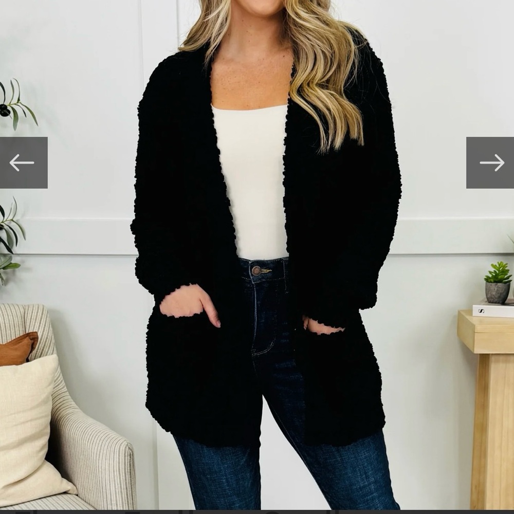Women’s Zenana Popcorn Cardigan